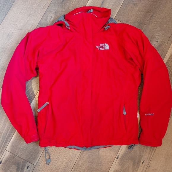 The North Face Vibrant Red Jacket with Gray Details - Picture 14 of 14
